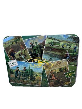 Vintage John Deere Tractors Agriculture Farming History Wall Hanging Plaque